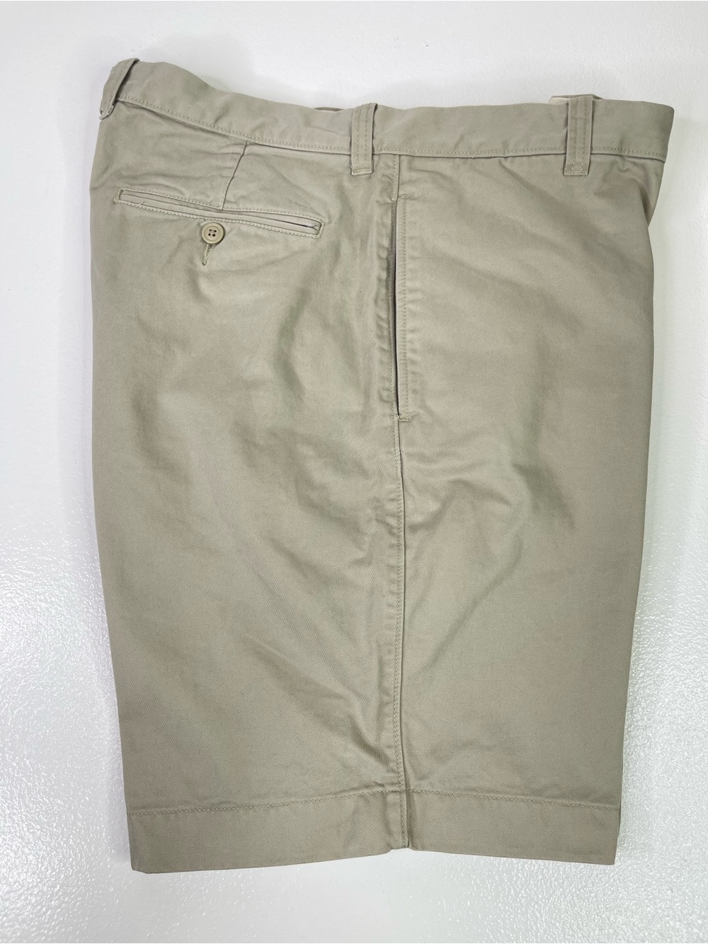 J.Crew Broken In Chino Shorts Mens Size 36 Tan Khaki 9 Inch Inseam 100% Cotton